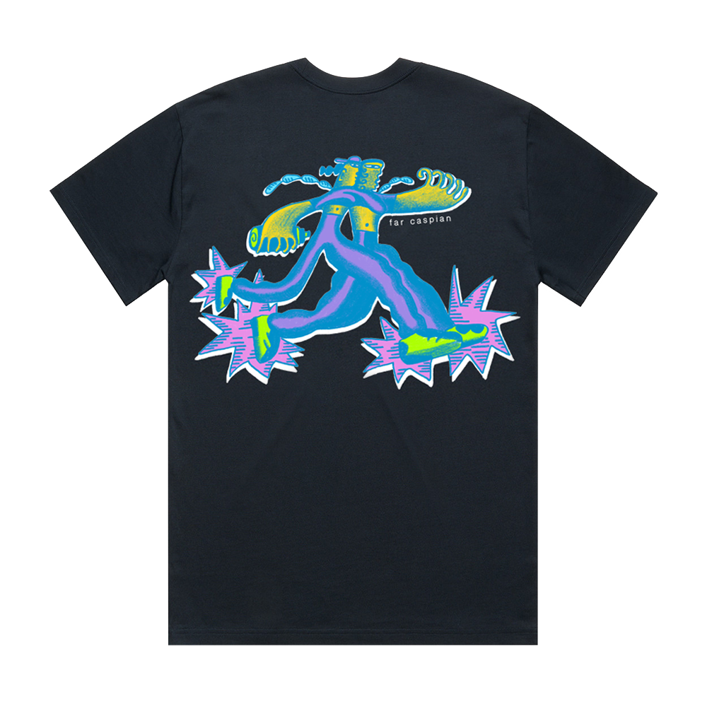 Far Caspian - Runner T-Shirt (Back Print)