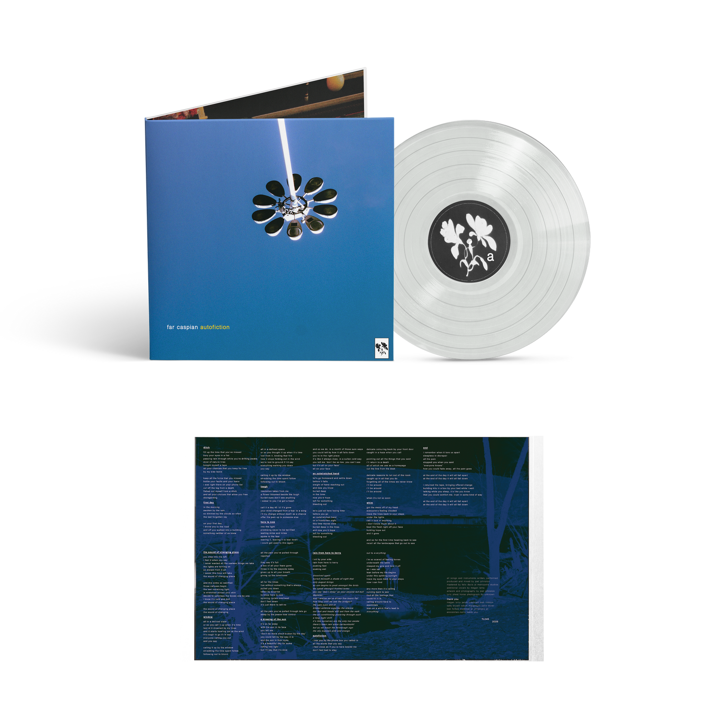 Far Caspian - Autofiction LP - 12" Vinyl Glass Clear (RETAIL)