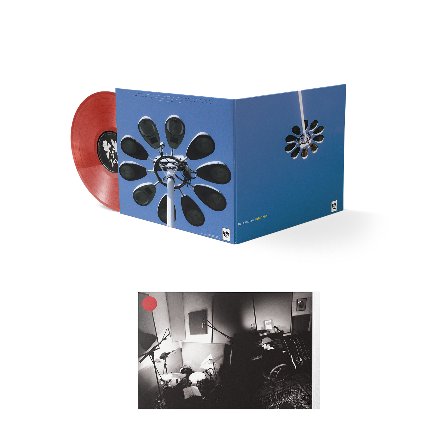 Far Caspian - Autofiction LP - 12" Gatefold LP Translucent Red Vinyl (US EXCLUSIVE)