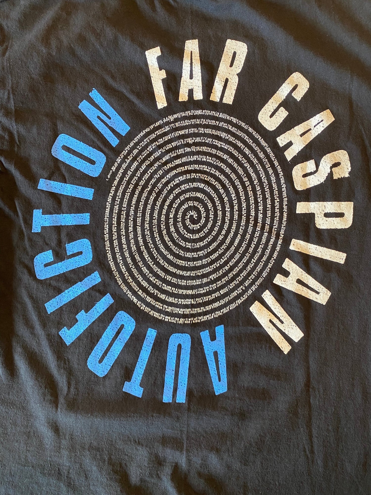 Far Caspian - 'Autofiction' Lyric T-Shirt